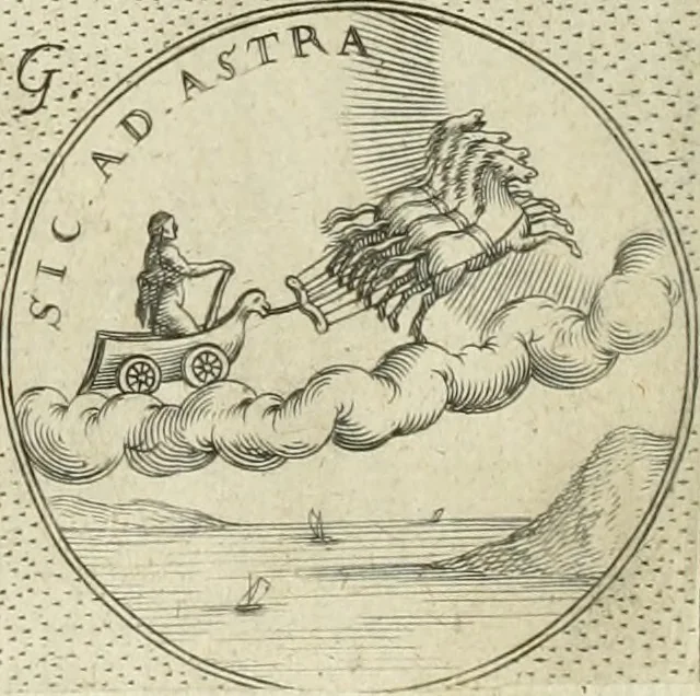 An illustration from Symbola diuina & humana pontificum, imperatorum, regum, 1601, leaf 63