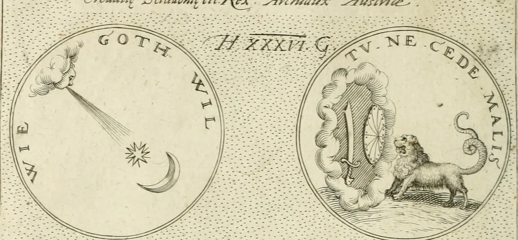 An illustration from Symbola diuina & humana pontificum, imperatorum, regum, 1601, leaf 65