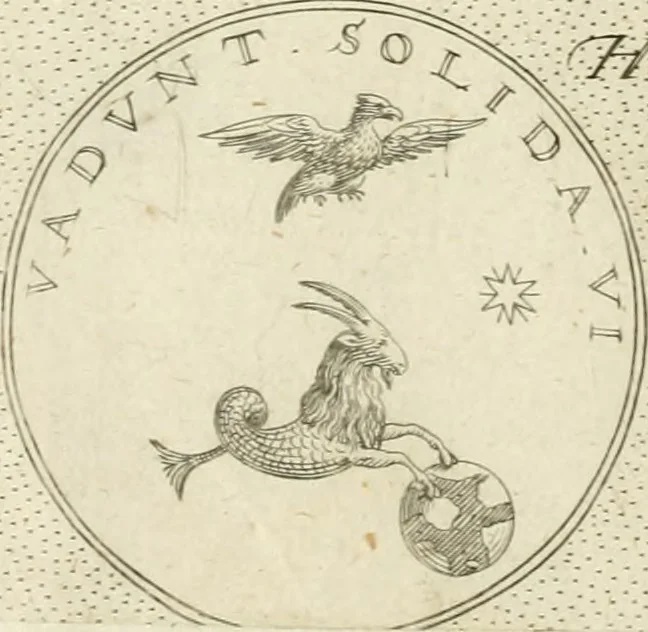 An illustration from Symbola diuina & humana pontificum, imperatorum, regum, 1601, leaf 65
