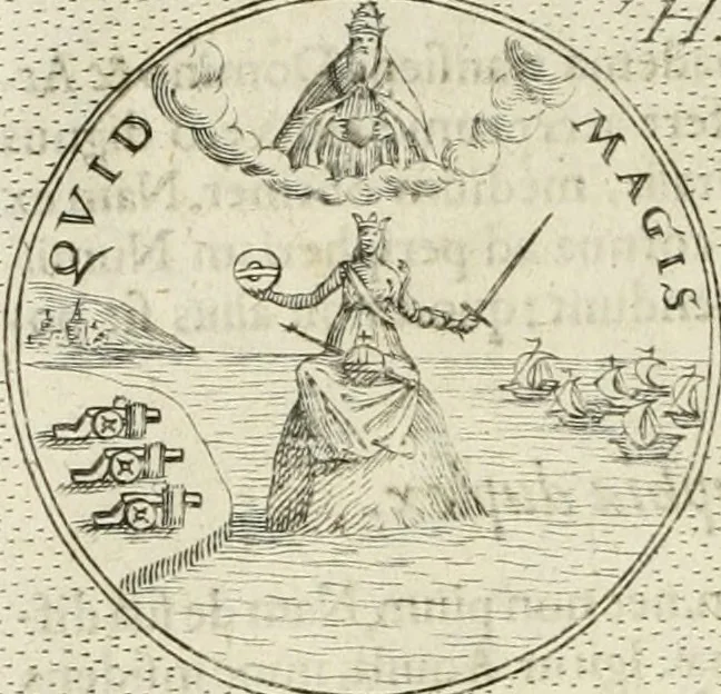 An illustration from Symbola diuina & humana pontificum, imperatorum, regum, 1601, leaf 67