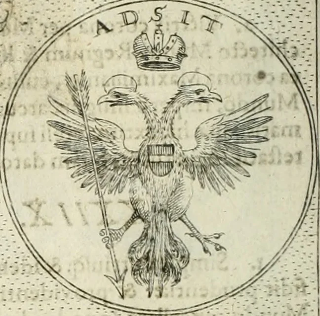 An illustration from Symbola diuina & humana pontificum, imperatorum, regum, 1601, leaf 67