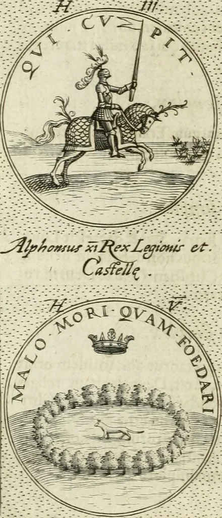 An illustration from Symbola diuina & humana pontificum, imperatorum, regum, 1601, leaf 69