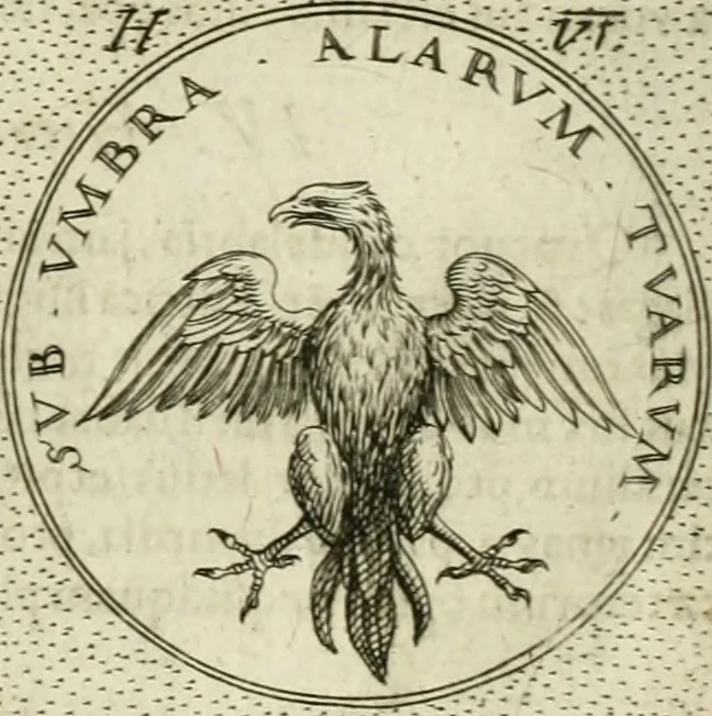 An illustration from Symbola diuina & humana pontificum, imperatorum, regum, 1601, leaf 69