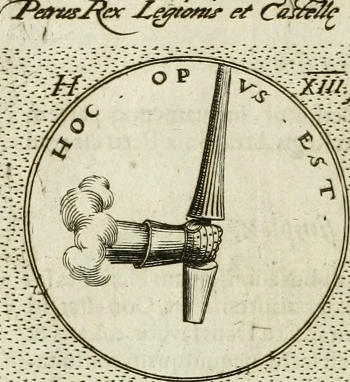 An illustration from Symbola diuina & humana pontificum, imperatorum, regum, 1601, leaf 73