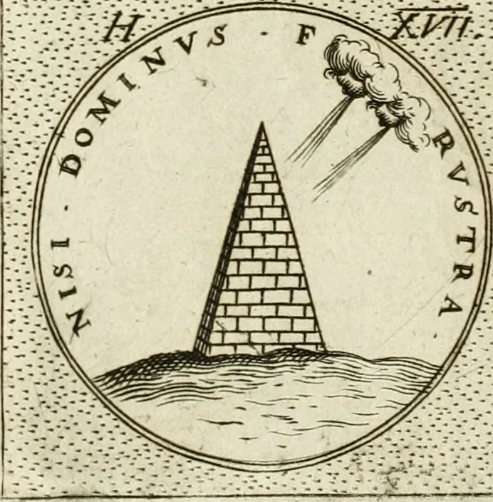 An illustration from Symbola diuina & humana pontificum, imperatorum, regum, 1601, leaf 73