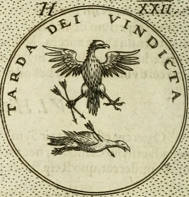 An illustration from Symbola diuina & humana pontificum, imperatorum, regum, 1601, leaf 75