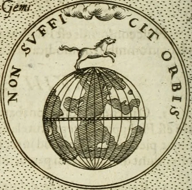 An illustration from Symbola diuina & humana pontificum, imperatorum, regum, 1601, leaf 79