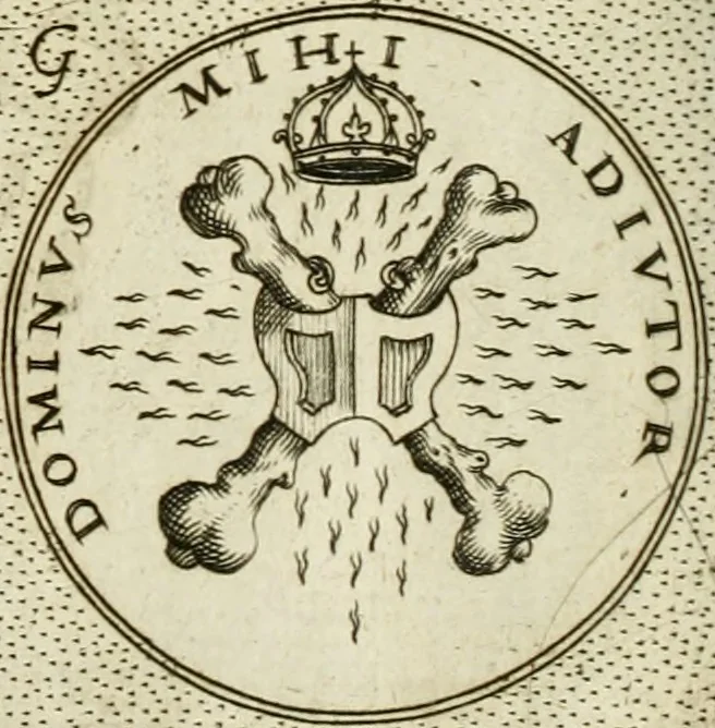 An illustration from Symbola diuina & humana pontificum, imperatorum, regum, 1601, leaf 79