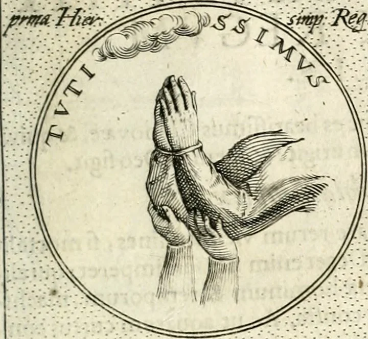 An illustration from Symbola diuina & humana pontificum, imperatorum, regum, 1601, leaf 84