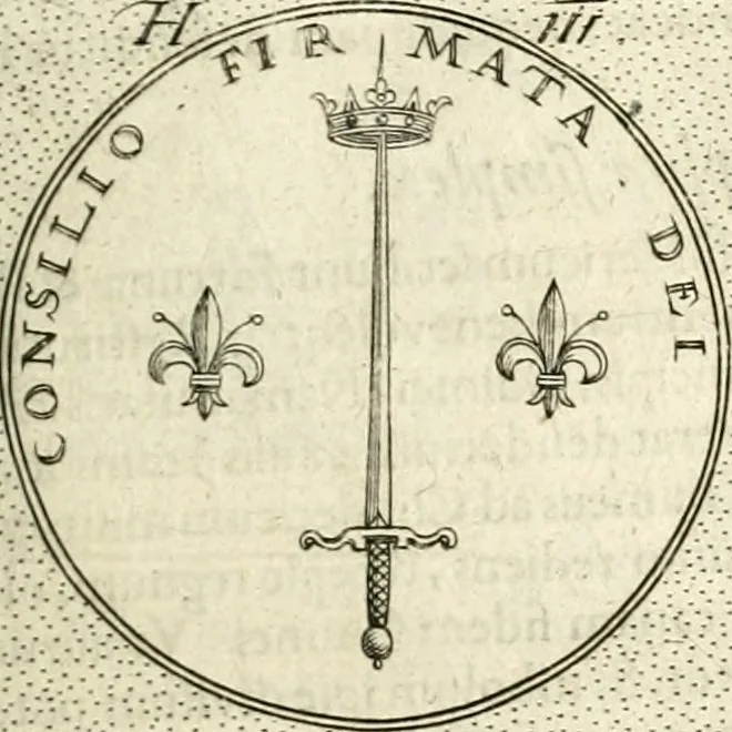 An illustration from Symbola diuina & humana pontificum, imperatorum, regum, 1601, leaf 84