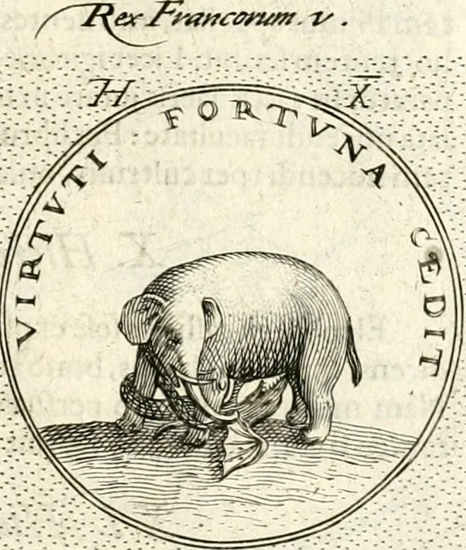 An illustration from Symbola diuina & humana pontificum, imperatorum, regum, 1601, leaf 86