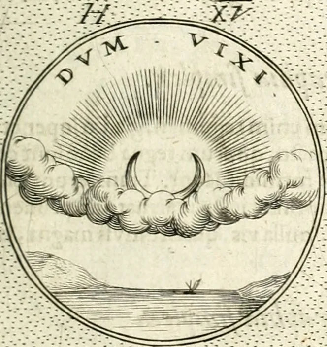 An illustration from Symbola diuina & humana pontificum, imperatorum, regum, 1601, leaf 88