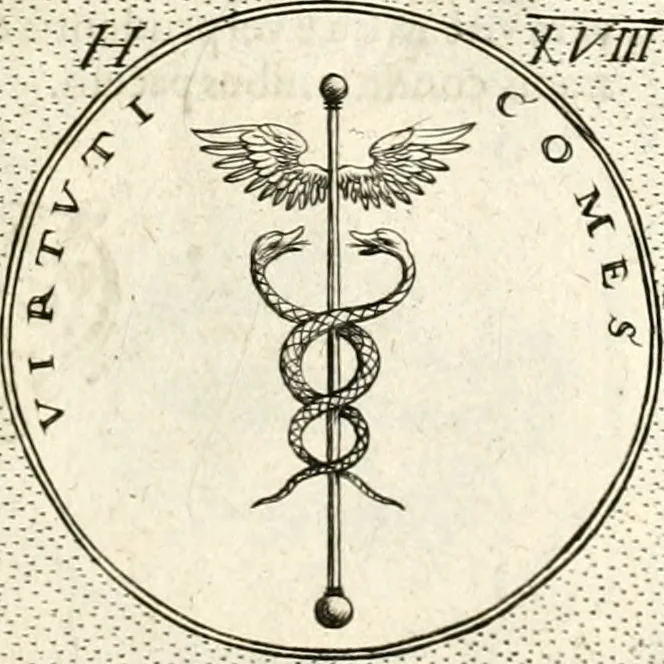 An illustration from Symbola diuina & humana pontificum, imperatorum, regum, 1601, leaf 88