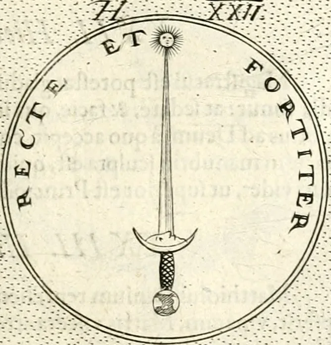 An illustration from Symbola diuina & humana pontificum, imperatorum, regum, 1601, leaf 90