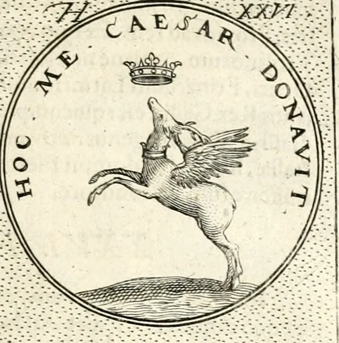 An illustration from Symbola diuina & humana pontificum, imperatorum, regum, 1601, leaf 92
