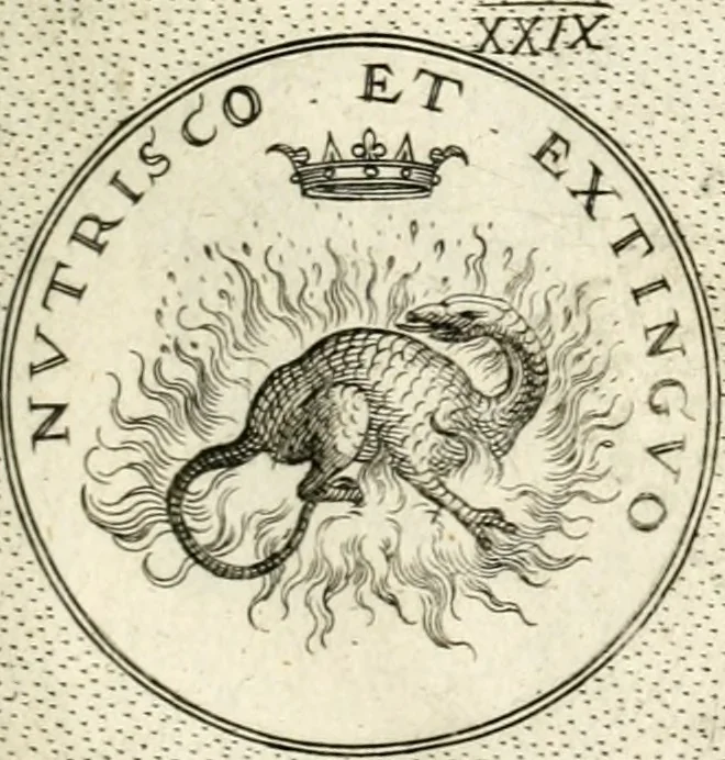 An illustration from Symbola diuina & humana pontificum, imperatorum, regum, 1601, leaf 92