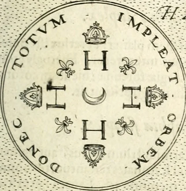 An illustration from Symbola diuina & humana pontificum, imperatorum, regum, 1601, leaf 96