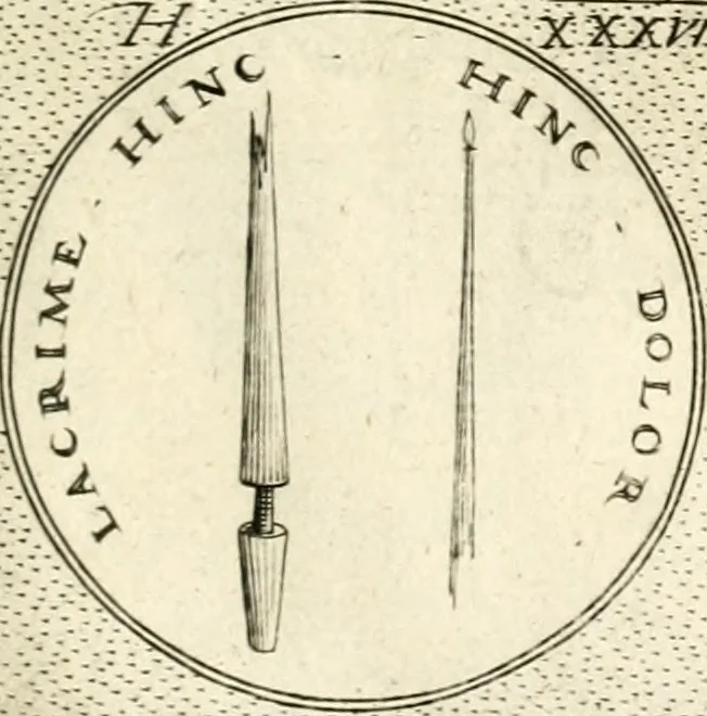 An illustration from Symbola diuina & humana pontificum, imperatorum, regum, 1601, leaf 96