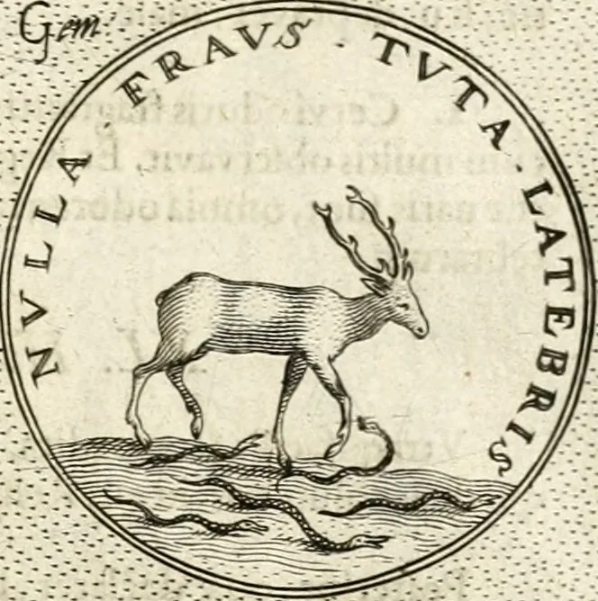 An illustration from Symbola diuina & humana pontificum, imperatorum, regum, 1601, leaf 98