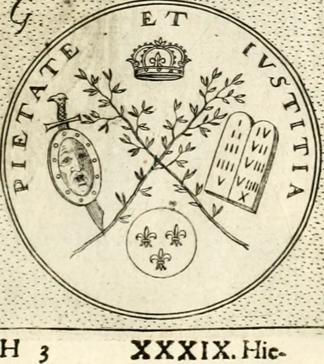 An illustration from Symbola diuina & humana pontificum, imperatorum, regum, 1601, leaf 98