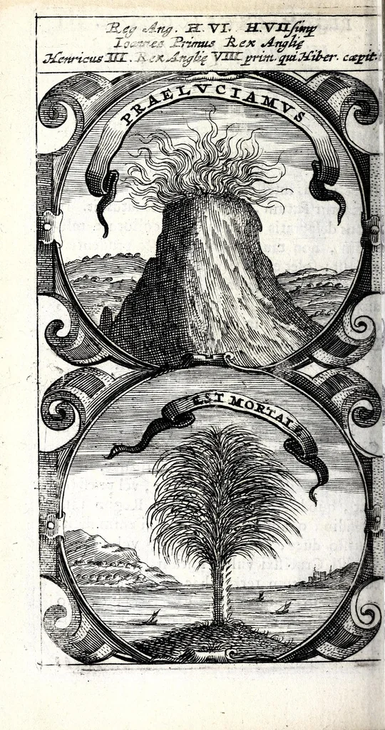 An illustration from Symbola divina & humana pontificum, imperatorum, regum : ex musaeo Octavii de Strada civis Romani, 1666, leaf 286