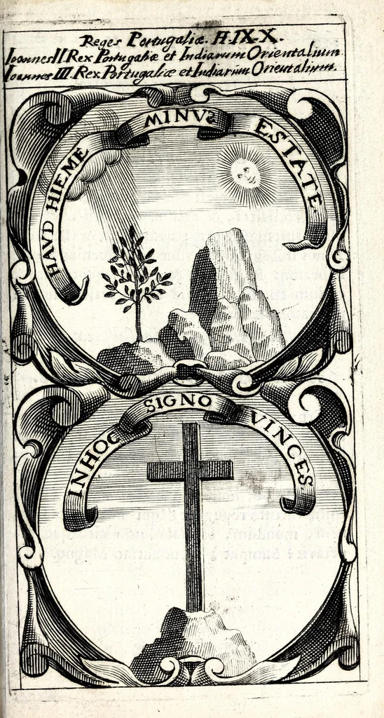 An illustration from Symbola divina & humana pontificum, imperatorum, regum : ex musaeo Octavii de Strada civis Romani, 1666, leaf 331
