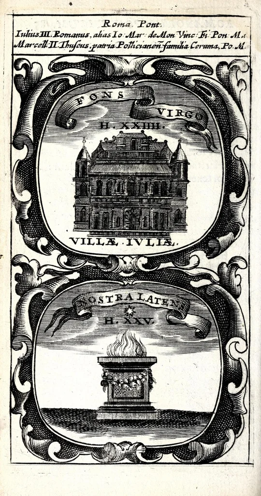 An illustration from Symbola divina & humana pontificum, imperatorum, regum : ex musaeo Octavii de Strada civis Romani, 1666, leaf 88