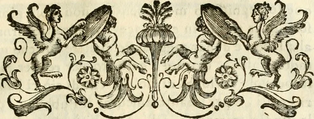 An illustration from Symbolae litterariae, opuscula varia philologica, scientifica, antiquaria, signa, lapides, numismata, gemmas et monumenta medii aevi, nunc primum edita complectentes, 1751, leaf 184