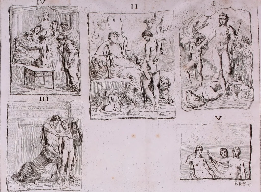 An illustration from Symbolae litterariae, opuscula varia philologica, scientifica, antiquaria, signa, lapides, numismata, gemmas et monumenta medii aevi, nunc primum edita complectentes, 1751, leaf 450