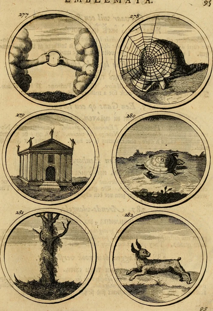 An illustration from Symbola et emblemata, 1705, leaf 104