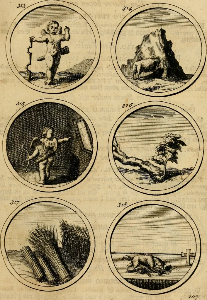 An illustration from Symbola et emblemata, 1705, leaf 116