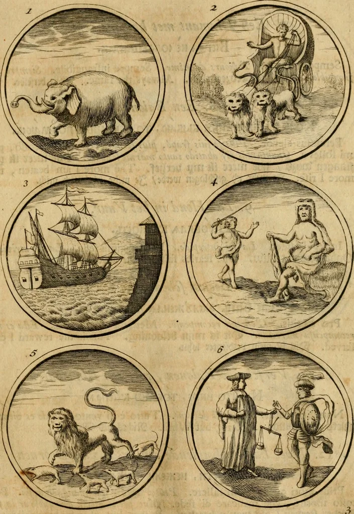 An illustration from Symbola et emblemata, 1705, leaf 12