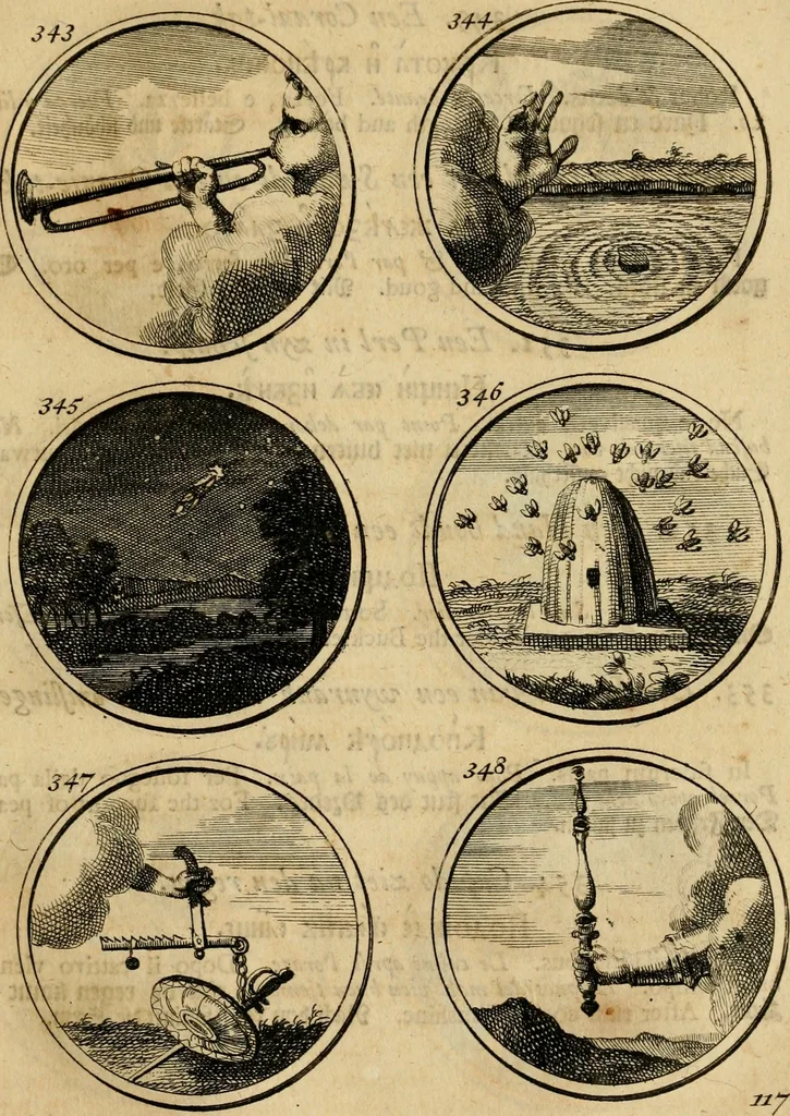 An illustration from Symbola et emblemata, 1705, leaf 126
