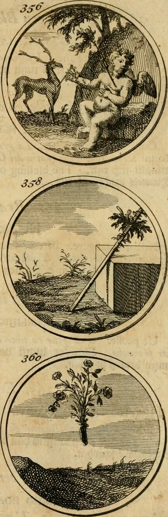 An illustration from Symbola et emblemata, 1705, leaf 130