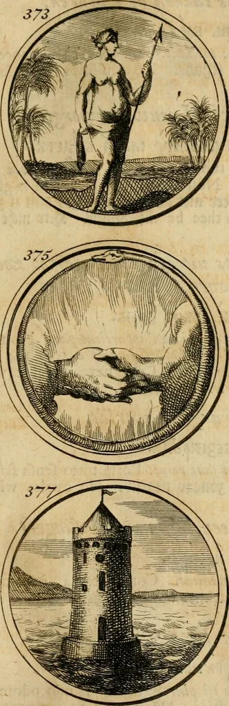 An illustration from Symbola et emblemata, 1705, leaf 136