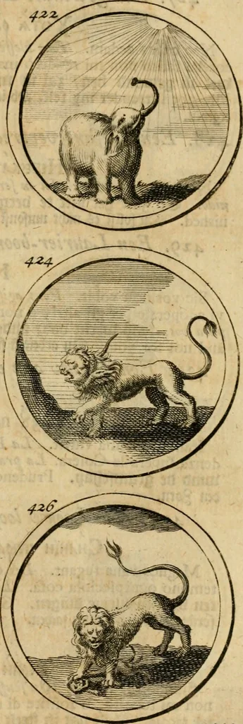 An illustration from Symbola et emblemata, 1705, leaf 152