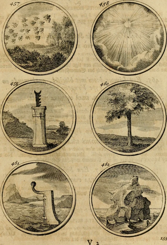 An illustration from Symbola et emblemata, 1705, leaf 164