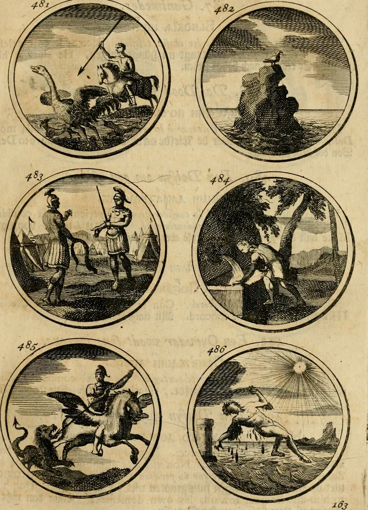 An illustration from Symbola et emblemata, 1705, leaf 172