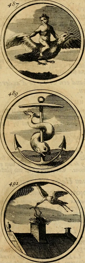 An illustration from Symbola et emblemata, 1705, leaf 174