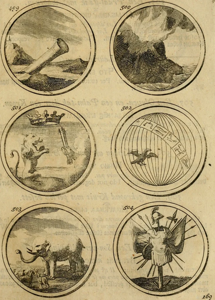 An illustration from Symbola et emblemata, 1705, leaf 178