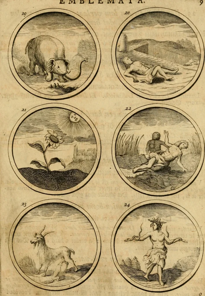 An illustration from Symbola et emblemata, 1705, leaf 18