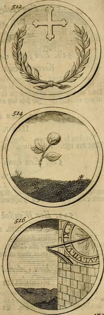 An illustration from Symbola et emblemata, 1705, leaf 182