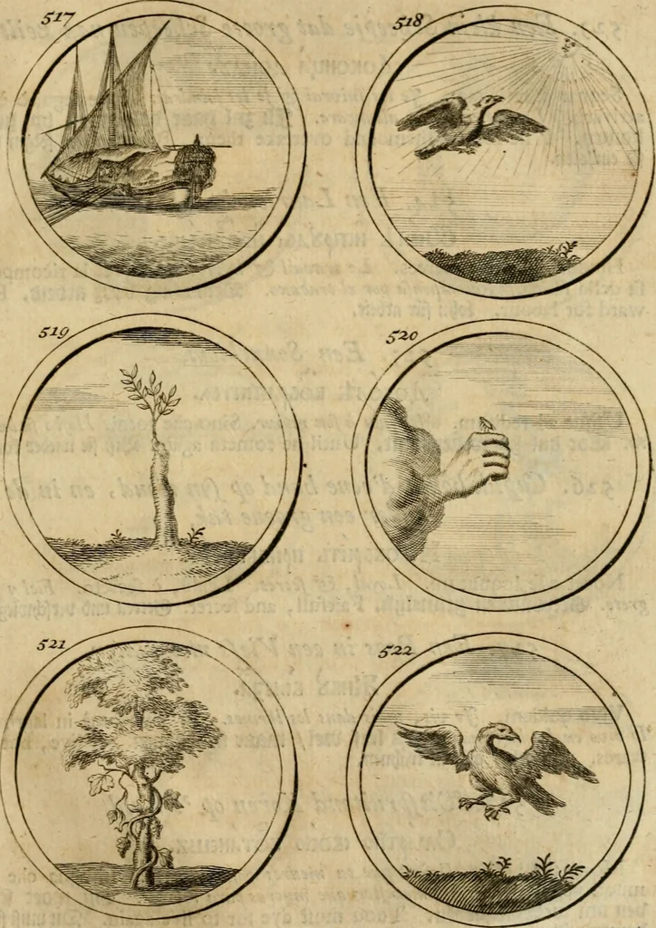 An illustration from Symbola et emblemata, 1705, leaf 184