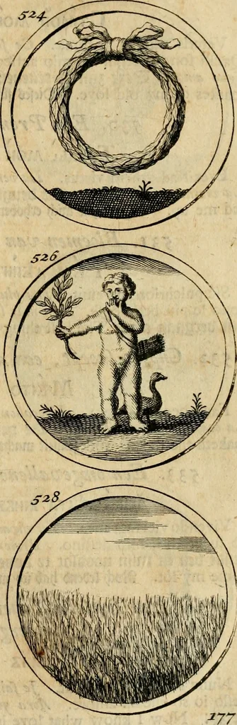 An illustration from Symbola et emblemata, 1705, leaf 186