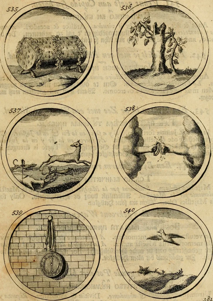 An illustration from Symbola et emblemata, 1705, leaf 190