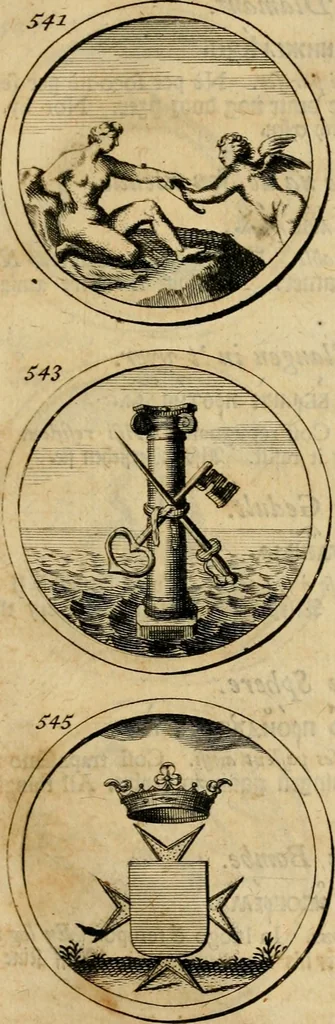 An illustration from Symbola et emblemata, 1705, leaf 192