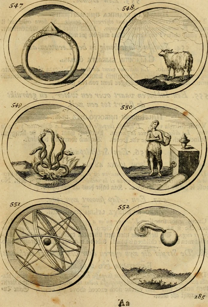 An illustration from Symbola et emblemata, 1705, leaf 194