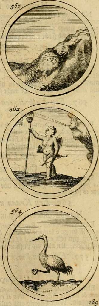 An illustration from Symbola et emblemata, 1705, leaf 198