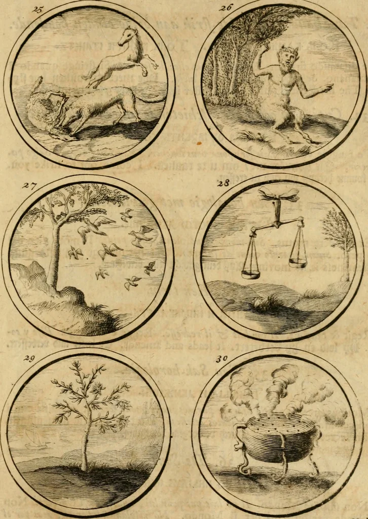An illustration from Symbola et emblemata, 1705, leaf 20
