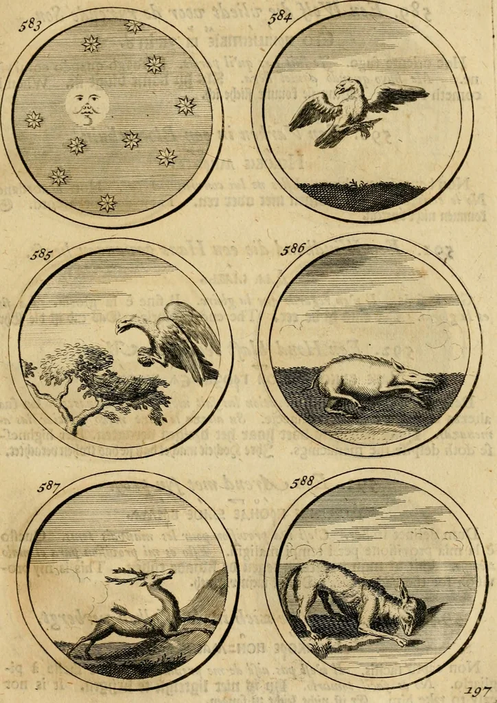 An illustration from Symbola et emblemata, 1705, leaf 206